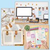 B1ykin Notebook Sticky Notes Stationery Set, 6Pcs Hardcover Ruled Journal