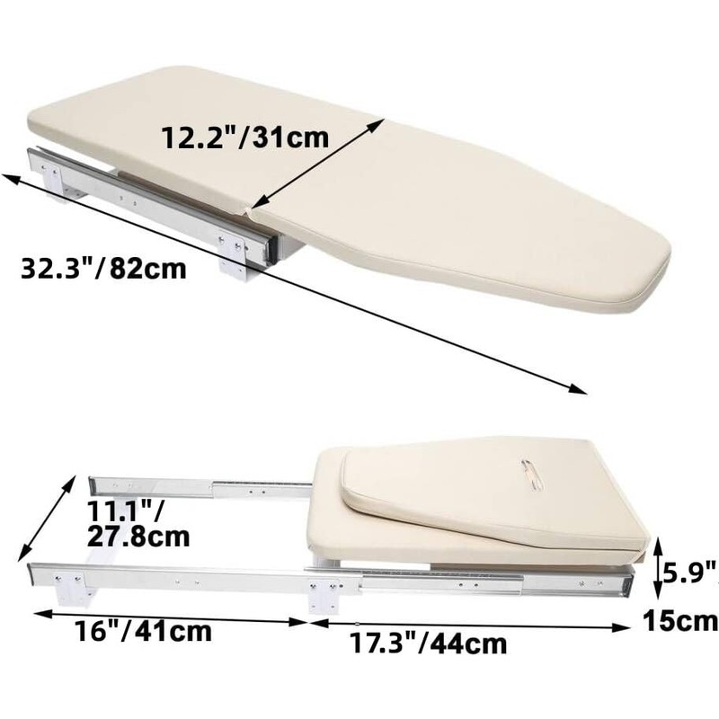 HIDE AWAY IRONING BOARDS Foldable Rotated Ironing Board Closet Pull-Out
