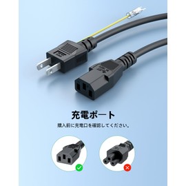 [With Ground Wire] Superer Dell Replacement Power Cable for OptiPlex 7010 7020 3050 3060 5000 3010 3020 5040 9010 9020, Inspiron 3760 3880 3881 3891, Desktop PC 3040 3040 300 60 30 70 5040 5050, New