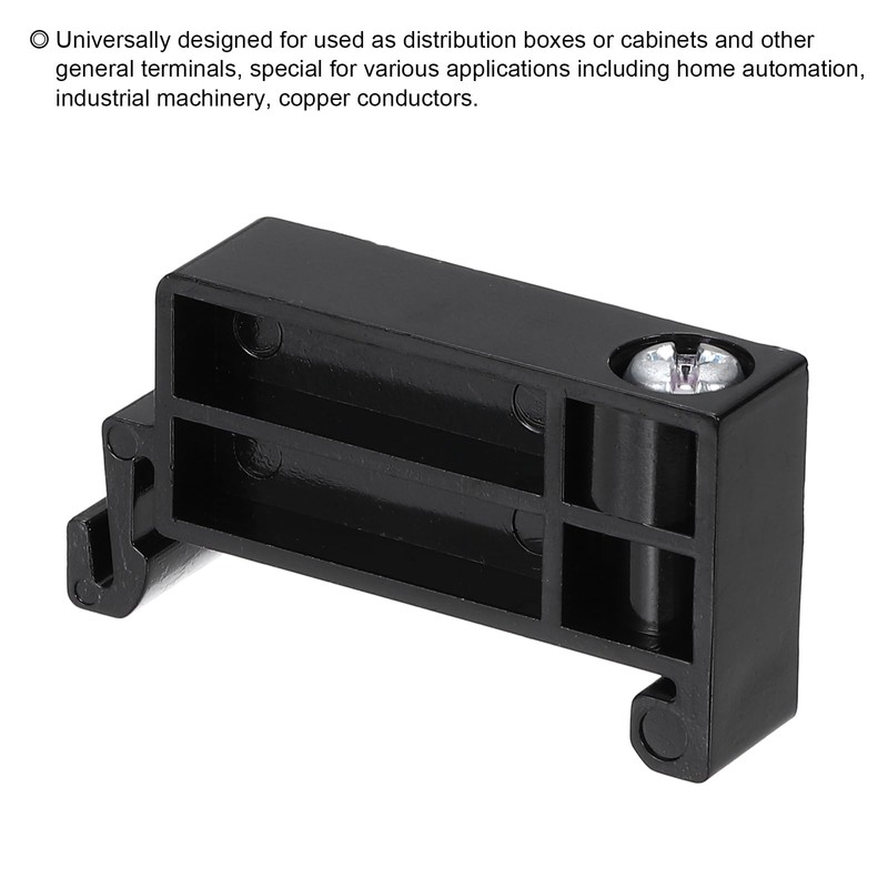MECCANIXITY Terminal Blocks 10 Pack TBR-F Rail Mount Fuse Holder