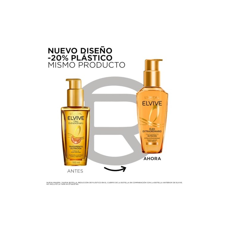 Elvive Tratamiento en Aceite LOréal Paris Óleo Extraordinario pelo más