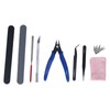Model Tool Kit Pliers Tweezers File Carving Knife Craft Tools
