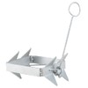 DorBuphan Boat Anchor 19 LBS, Hot-Dipped Galvanized Folding Box Anchor,