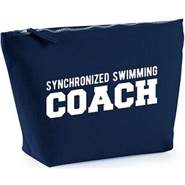 Hippowarehouse Synchronized swimming coach printed make up cosmetic wash bag 18x19x9cm