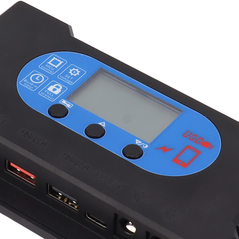 Solar Control Dual USB Type C DC Fast Charging Solar