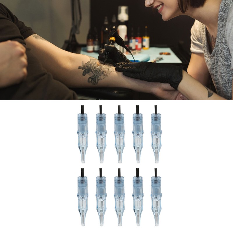 10pcs Stainless Steel Cartridge Needles Set Professional Salon Disposable Cartridge