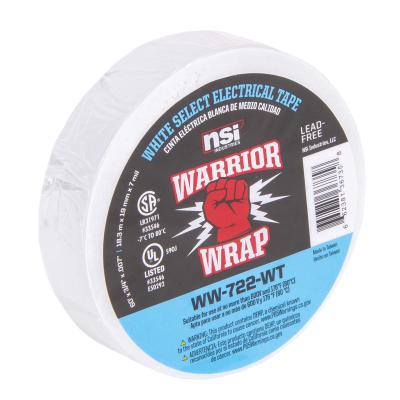 WarriorWrap Select 3/4 in. x 60 ft. 7 mil Vinyl