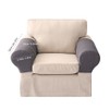 Universal Knit Thicken Non Slip Sofa Armrest Cover Polyester Flexible