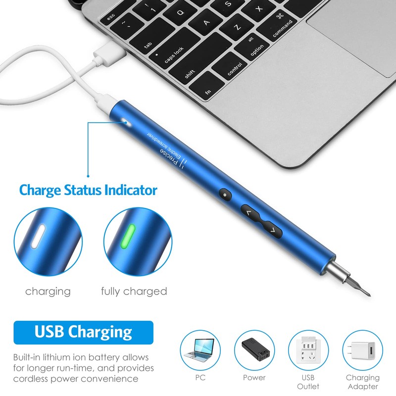 AMIR Electric Screwdriver for PC Building, 28 IN 1 Small