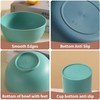 Wheat Straw Dinnerware Sets - SANLUNS 24 Piece Unbreakable Dinnerware
