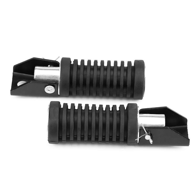 Tbest Motorcycle Foot Pegs GN 250 Black Rubber Rear For