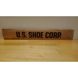 U.S. SHOE CORP VINTAGE U.S. SHOE CORPORATION VEVAY & MADISON INDIANA PACKAGING TAPE 11¾" Strip