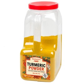 Turmeric Powder, 5 lb Jug, by Unpretentious Baker, Food Grade, Natural, Non-GMO, Curry Powder Spice, Anti-Inflammatory, Reusable Plastic Jug