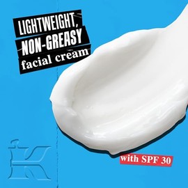 Kiehl's Crema Ultra Facial con SPF 30, Hidratante Facial Ligero Diario para Todos los Tipos de Piel, Hidratación 24 Horas, Protección UV Contra el Sol