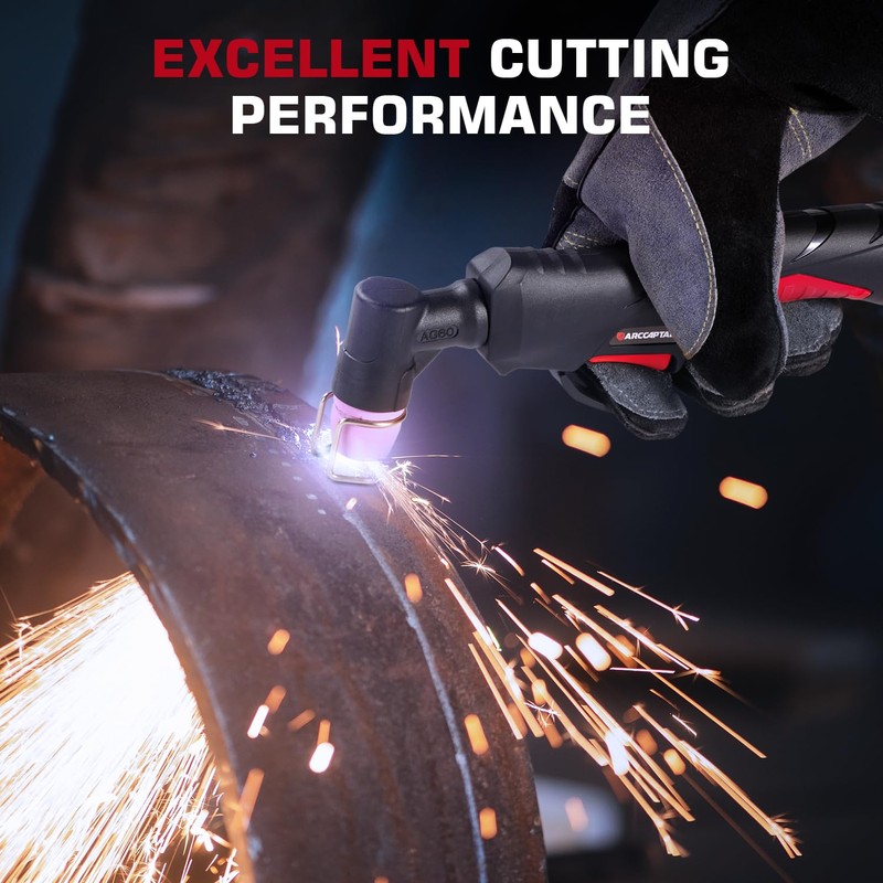 ARCCAPTAIN Plasma Cutting Torch, AG60 Plasma Torch 4 M Cable
