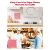 Wall-Mounted Parchment Paper Sheets Holder, Wax Paper & Deli Wraps