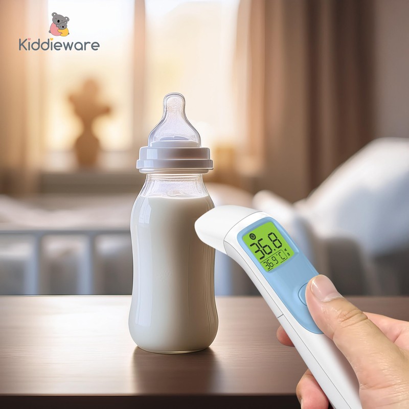 Kiddieware Ear and Forehead Baby Thermometer for Infants to Adults