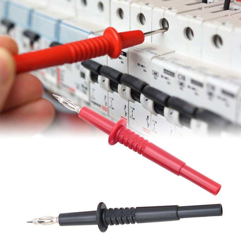 Multimeter Test Lead Set, Banana Test Tip, Wear-Resistant, Nickel Plated,