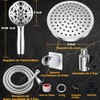 Set de Regaderas para Baño Alta Presión con 8" Cabezal