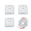 Mokell 3 Pack 2-inch Square Lazy Susan Turntable Bearing, 5/16-inch