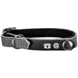 Bobby Porte-Adress Cat Collar, Grey