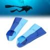 2pcs Swim Fins 2 Colour Blue Silicone Anti Slip Swimming