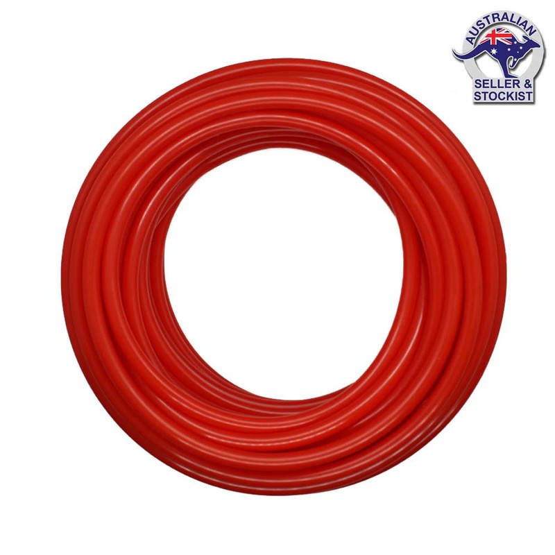 Universal 4 Port / 4 Point Diff Breather Kit Red