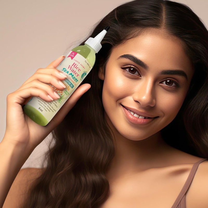 Dr.Girls Rice Water Thickening Growth Oil 6oz (Sea Moss)