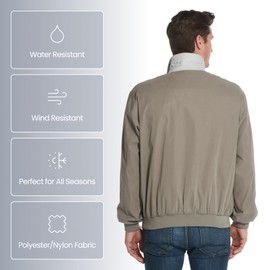 Weatherproof Men's Golf Jacket - Lightweight Windbreaker, Water-Resistant Microfiber Shell, Perfect for Golf & Casual Wear, Willow 2X-Large Tall, Zip-Up Jacket, Golf Outerwear