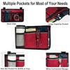 Wheelchair Side Organizer Storage Bag Armrest Pouch with Cup Holder