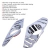 Pair Chrome Front Fog Light Cover Lamp Trims Paste Mounting