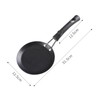 Egg Frying Pan Even Heating Versatile Ergonomic Heat Resistant Anti