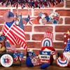 24 Pcs 4th of July Hanging Ornaments with Ropes Tree