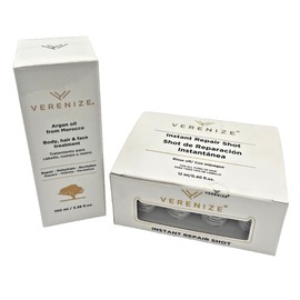 VERENIZE DAILY TREATMENT - ARGAN OIL & INSTANT REPAR SHOT (2 PACK)