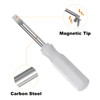 sourcing map 4Pcs SL2.5 Mini Slotted Screwdriver 2.5mm Magnetic Flat