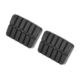 Motoforti Anti-Slip Clutch Brake Pedal Cover Car Pedal Cover, Brake Pedal Pad Cover, for Nissan Sentra 1982-1990, Rubber, 46531-M3000, Black, 2pcs