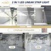 2FT LED Linear Strip Emergency Stairwell Light, 2 Watt Selectable,