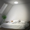 B.K.Licht - LED ceiling light with starry sky, indirect light,