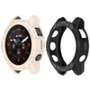 HUAYUWA 2 Pack Soft TPU Case (Black+Beige) Compatible with Garmin
