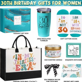 50th Birthday Gifts for Her, Fabulous 50th Birthday Gifts for Women, Cool Turning 50 Year Old Gifts 1974 Gifts, Unique Happy 50th Birthday Gifts Ideas for Her Mom Sister Friend Wife w/Canvas Tote Bag
