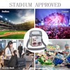 USPECLARE Clear Purse Stadium Approved CrossBody Bag for Men and