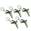 AAProTools Set Of 5 Multi Titanium Rainbow Speculum Keychain Stainless