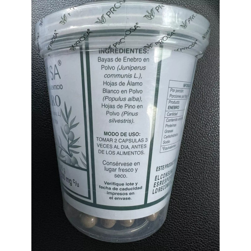 Prosa Enebro 150 Capsulas Natural Prosa Enebro Capsules