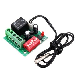 Hailege W1701 12V DC Temperature Controller Switch Digital Thermostat Adjustable Thermostat Temperature Switch Cooling Controller