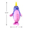 Outward Hound Floatiez Narwhal Floating Interactive Dog Toy, Large