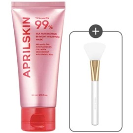 APRILSKIN TXA Niacinamide 99 Night Warpping Mask 80ml [Pack Brush Gift]