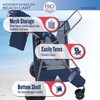 Rio Beach Wonder Wheeler Deluxe Utility, Lawn, and Beach Foldable