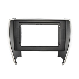 10.1'' Car Radio Stereo Dash Frame Fascia Bezel Panel Compatible for Toyota Camry 2015 16 17 USA Version Install Mount Kit