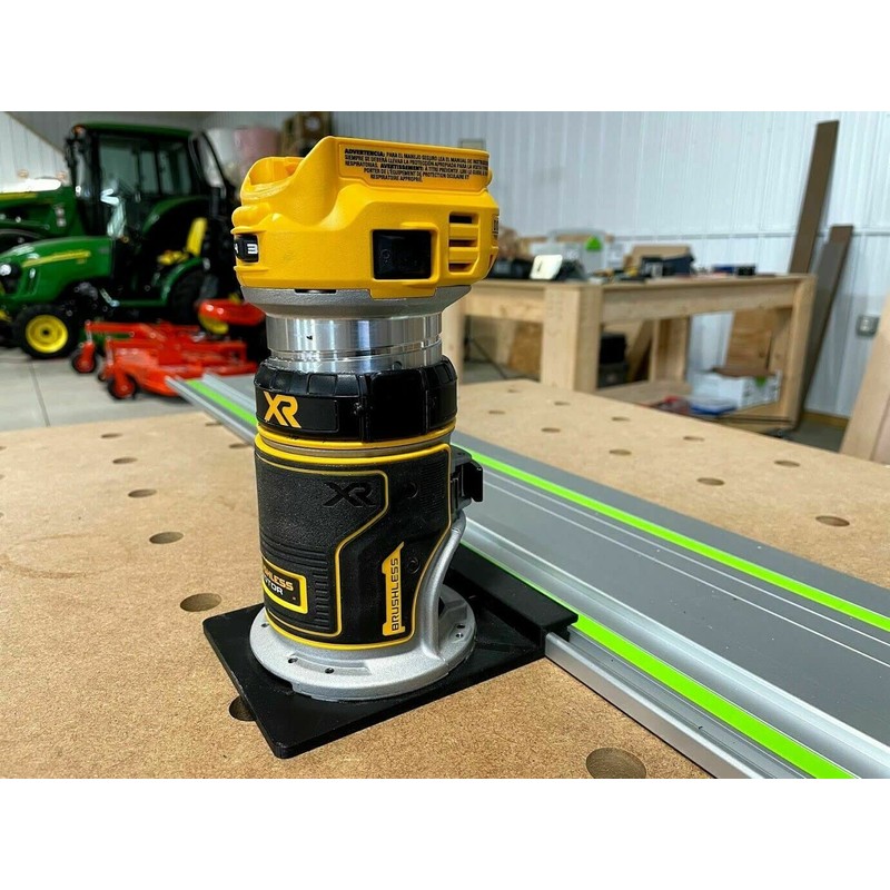 ToolCurve's Guide Rail Adapter Compatible with Dewalt Router - Made