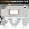 Left Driver Right Passenger Side Gray Sun Visor fit for